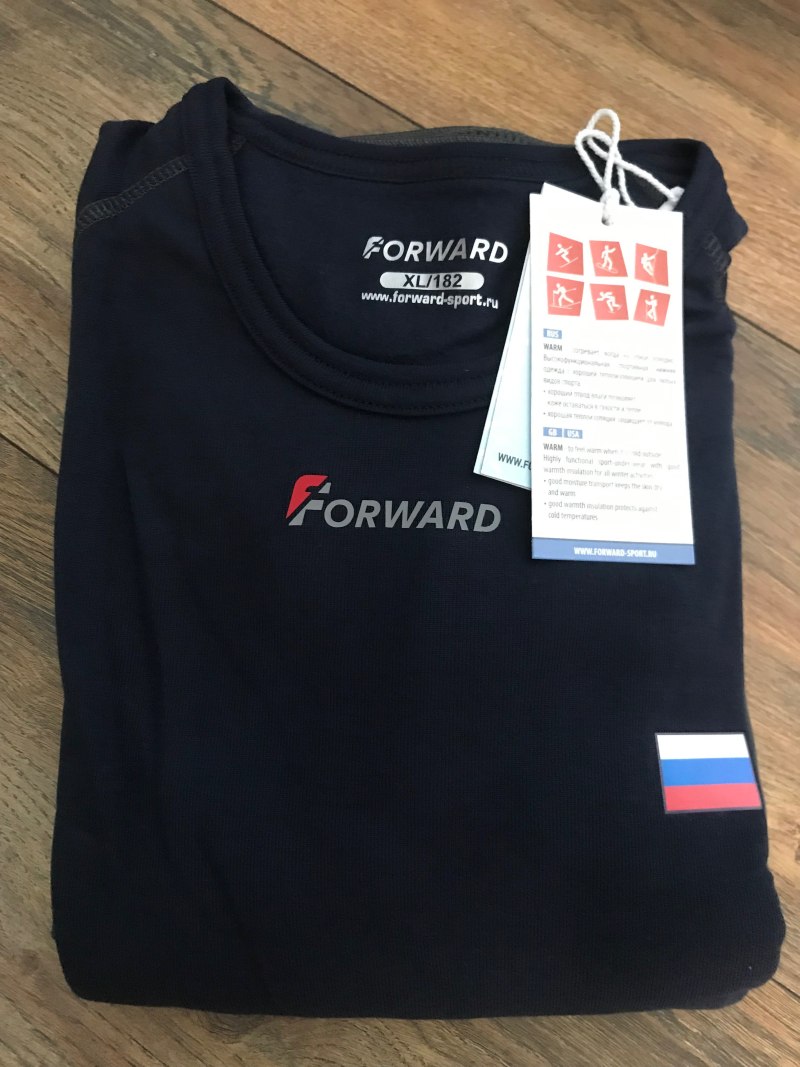 Термобелье forward нам какую температуру
