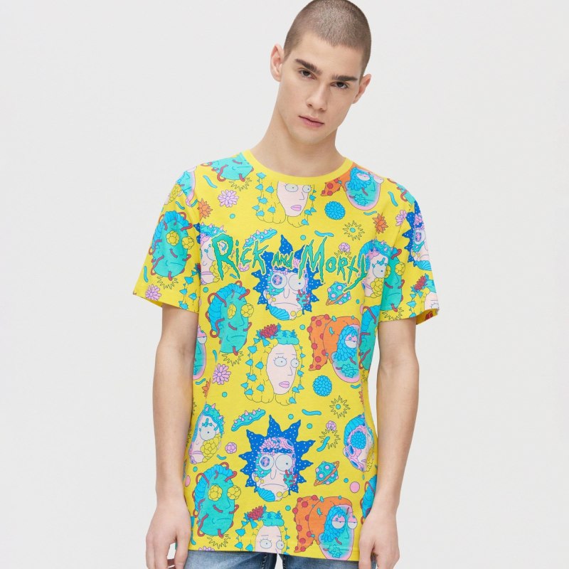 Рубашка Rick and Morty Cropp