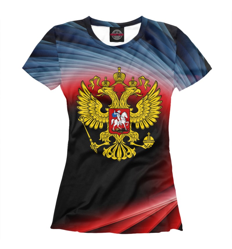Женская футболка Россия