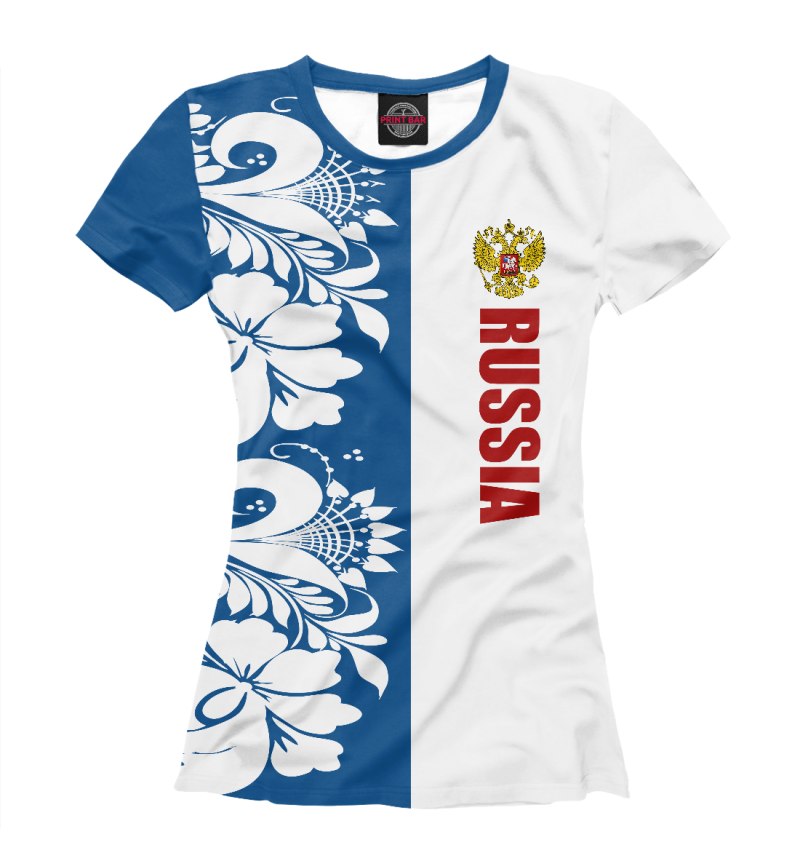 Футболка Russia женская