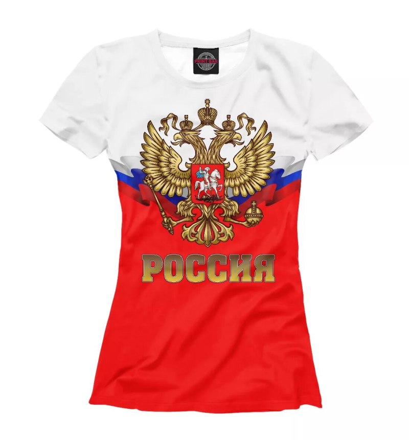 Футболка Russia женская