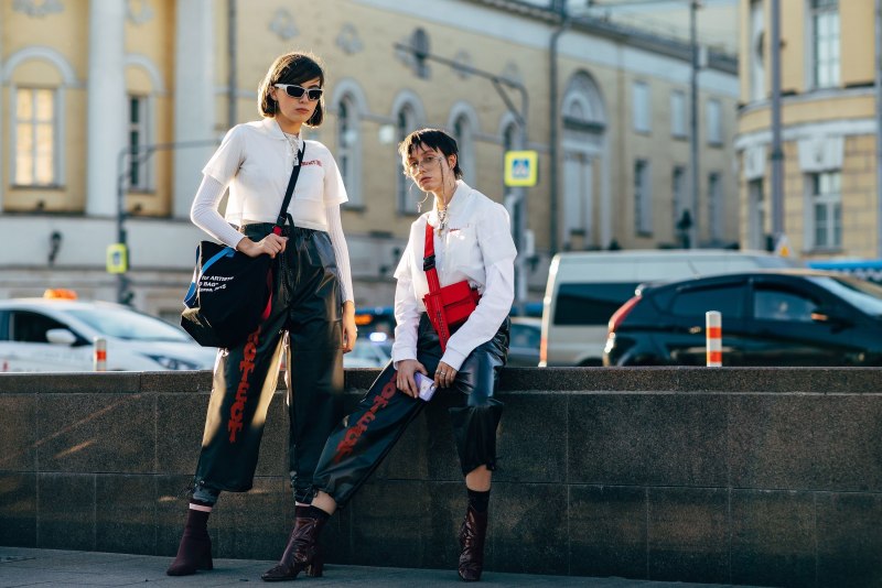 Московская неделя моды стрит стайл