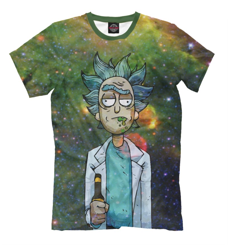 Футболка Rick and Morty Cropp