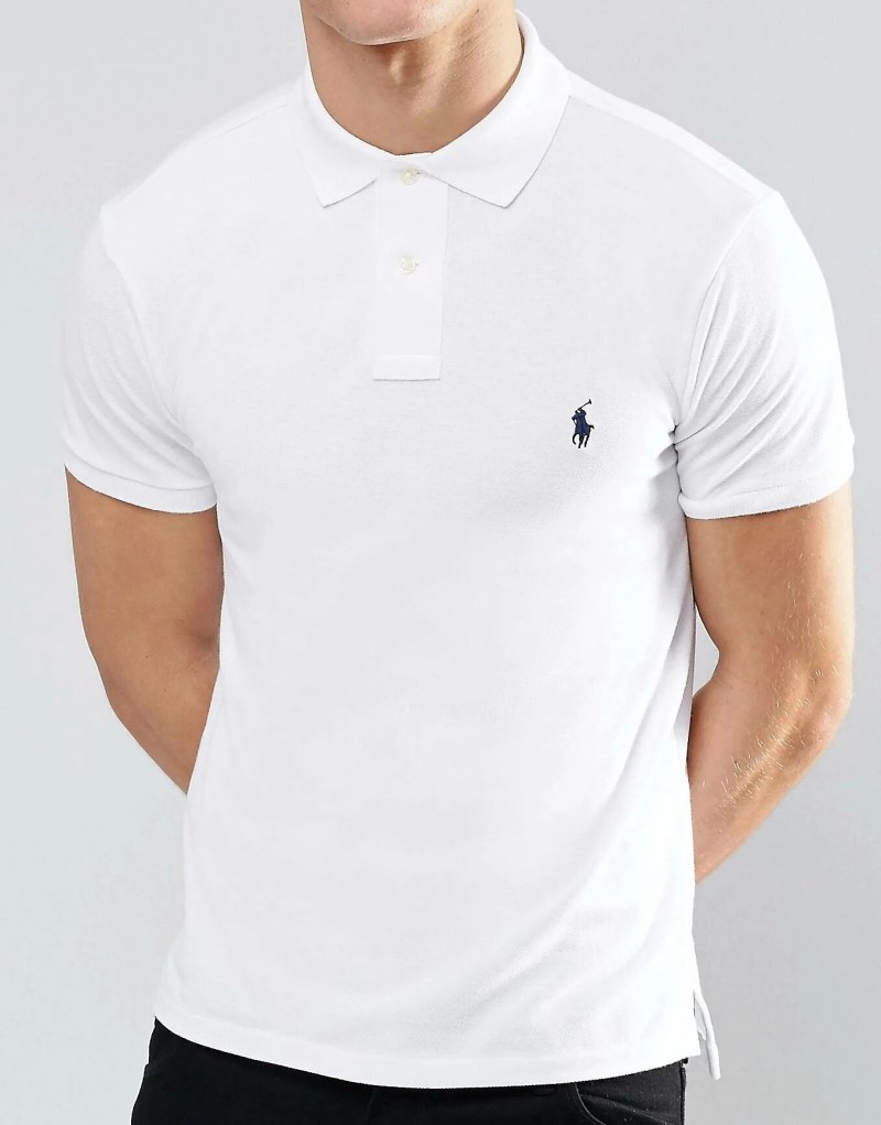 Поло Ralph Lauren мужское белое
