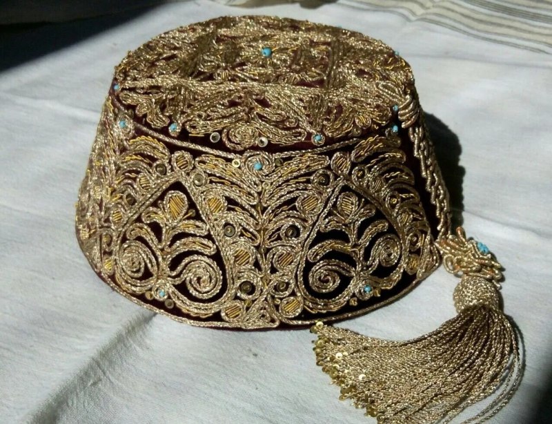 Национальная турецкая тюбетейка