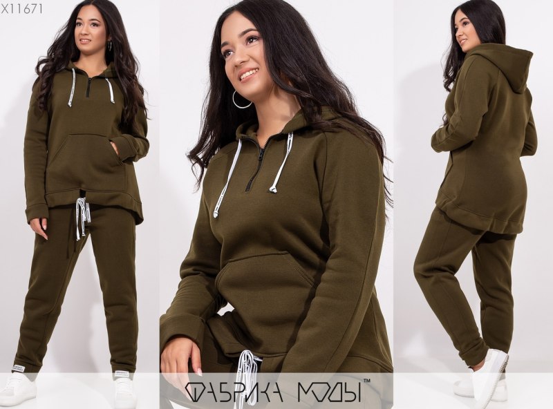Костюм хаки 50 52 двунитка