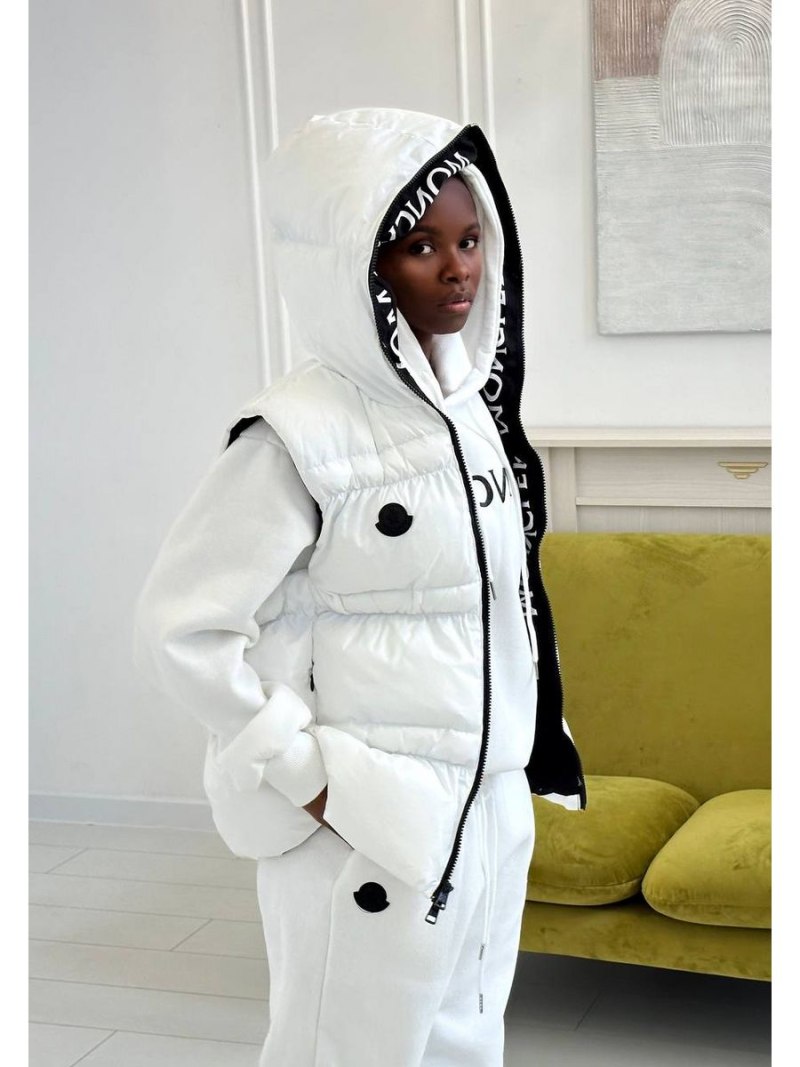 Костюм тройка Moncler на флисе женский