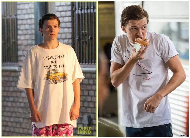 Том Холланд в футболке