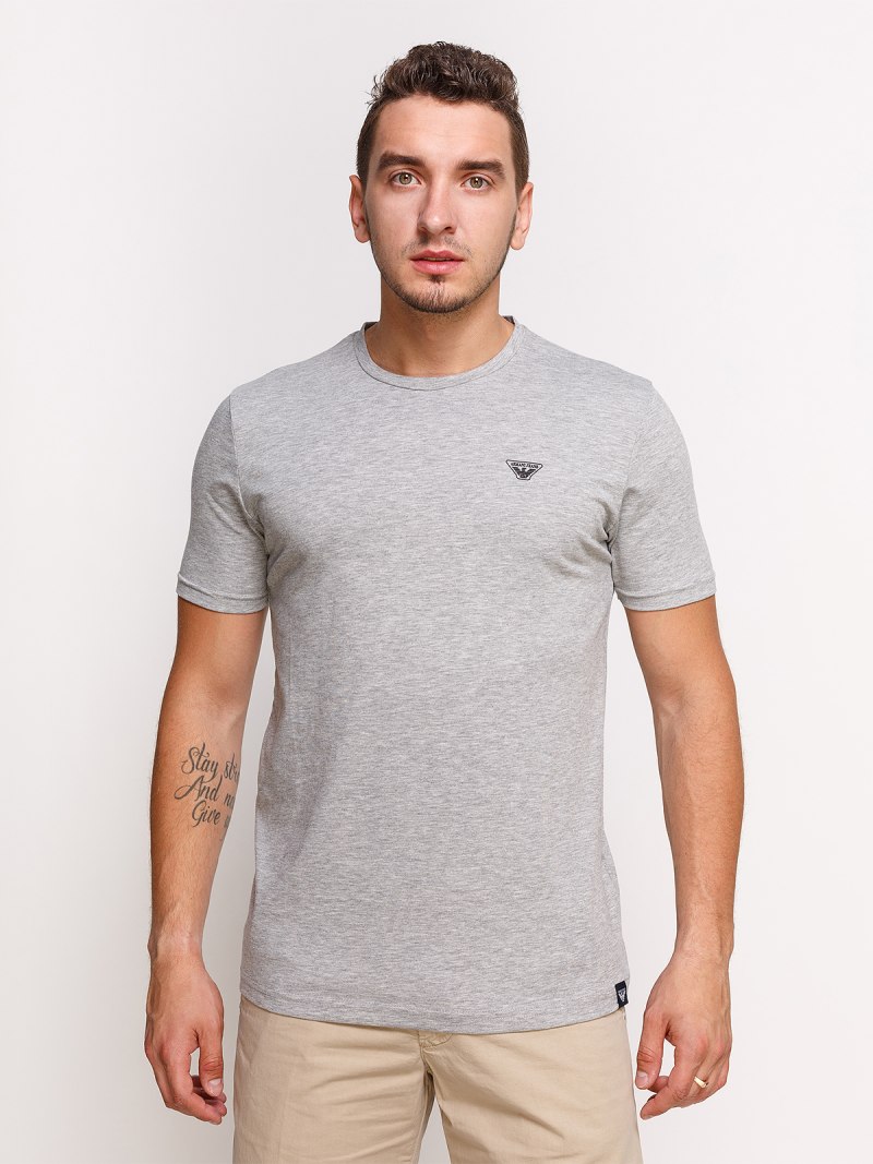 Armani Exchange футболка серая мужская