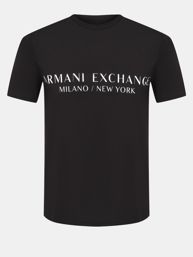 Armani Exchange футболка мужская черная