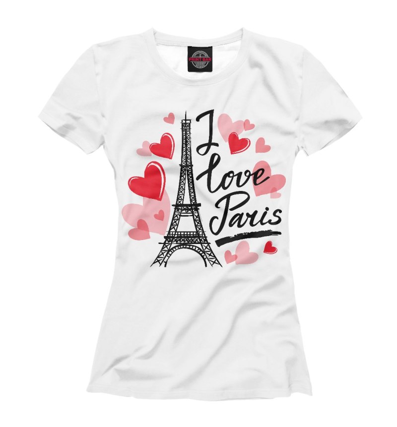 Футболка i Love Paris