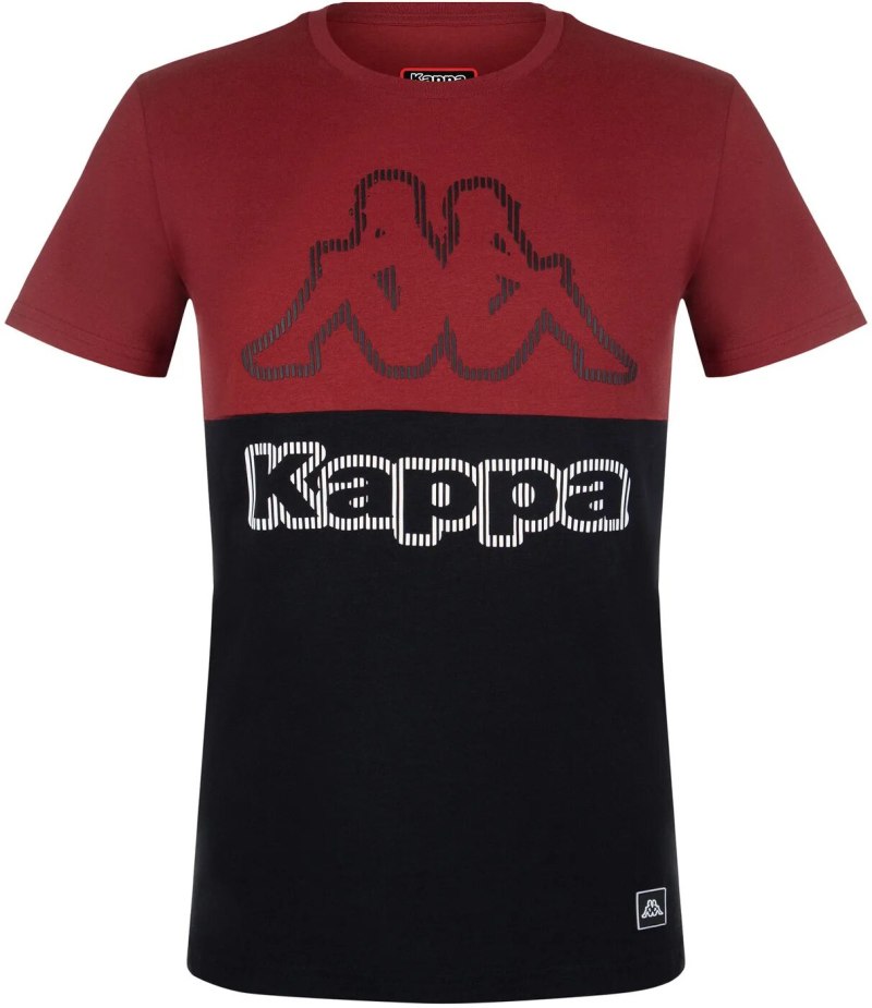 Kappa футболки черно красные