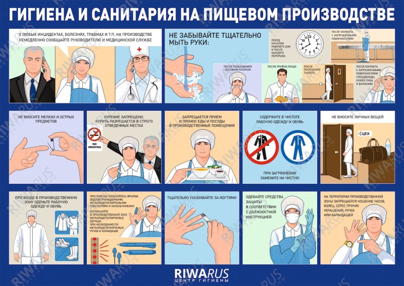 Гигиена и санитария на пищевом производстве