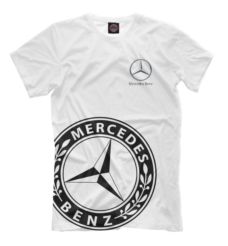 Mercedes-Benz принт на футболку