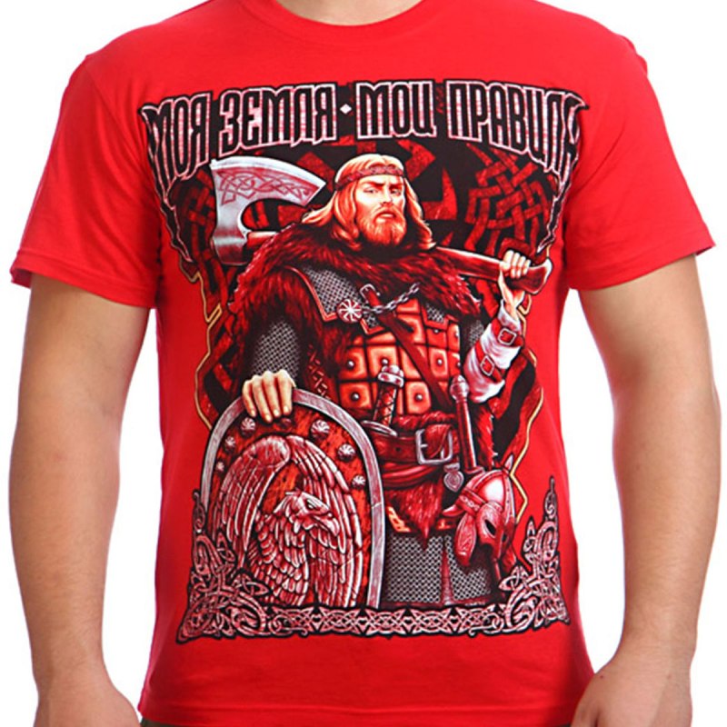 Футболка русский богатырь!