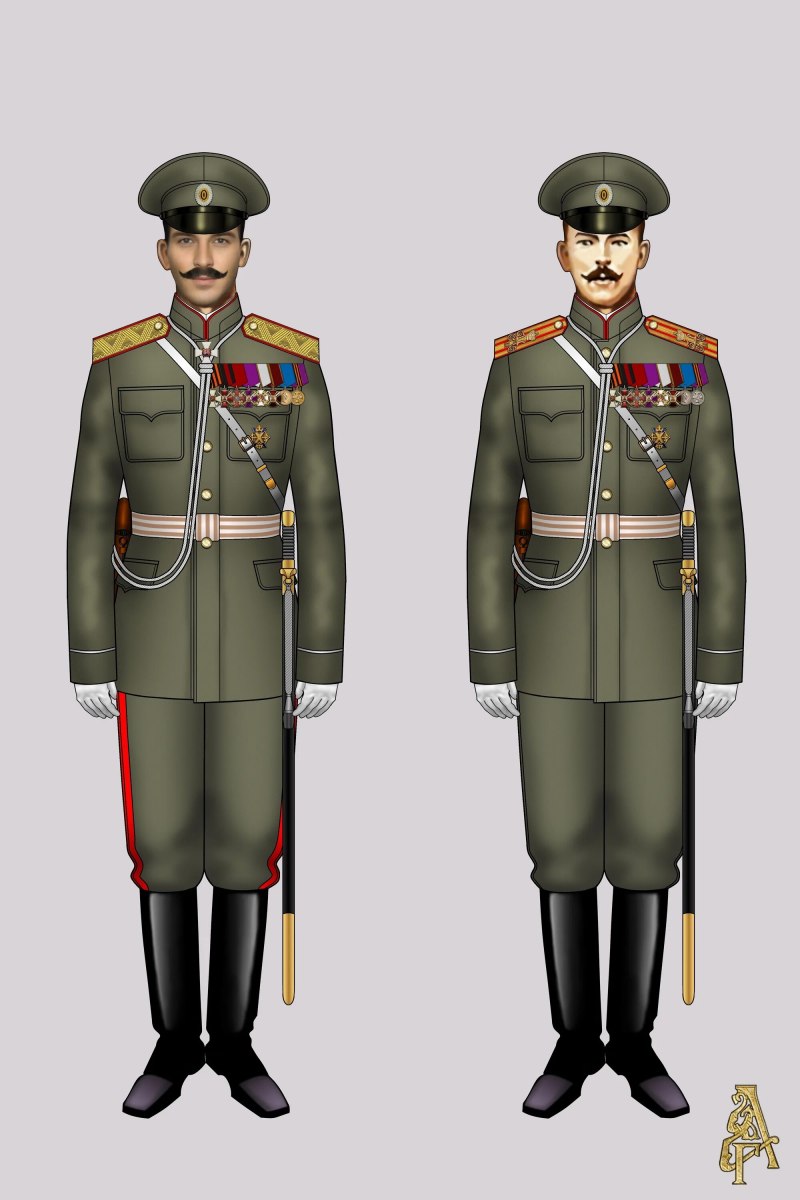 Форма солдат царской армии 1914