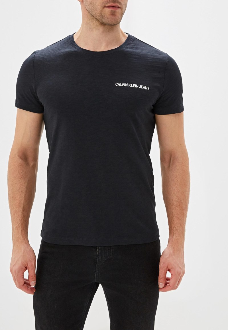 Calvin Klein Jeans футболка мужская черная
