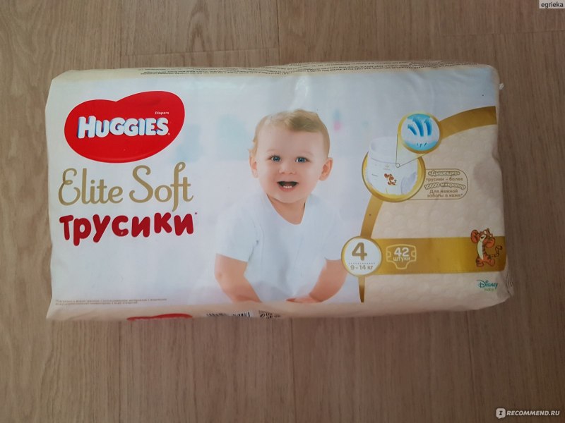 Памперсы Хаггис Элит софт 4 трусики