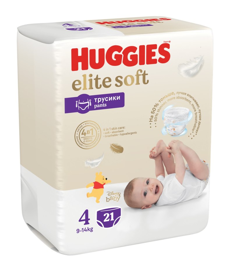 Huggies Elite Soft трусики 6