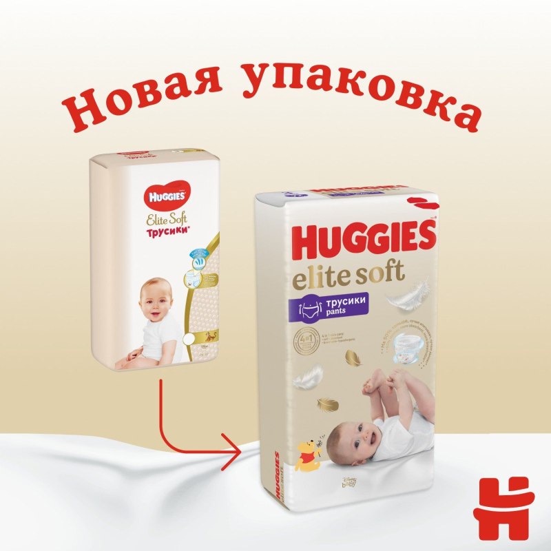 Huggies Elite Soft 4 трусики