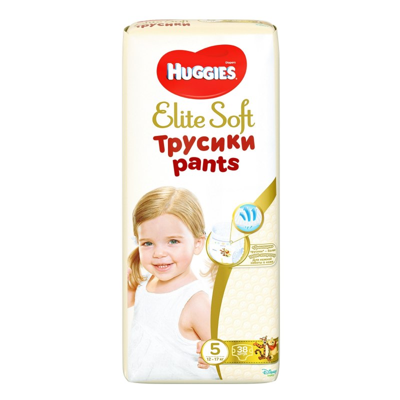 Памперсы Хаггис Элит софт 5 трусики