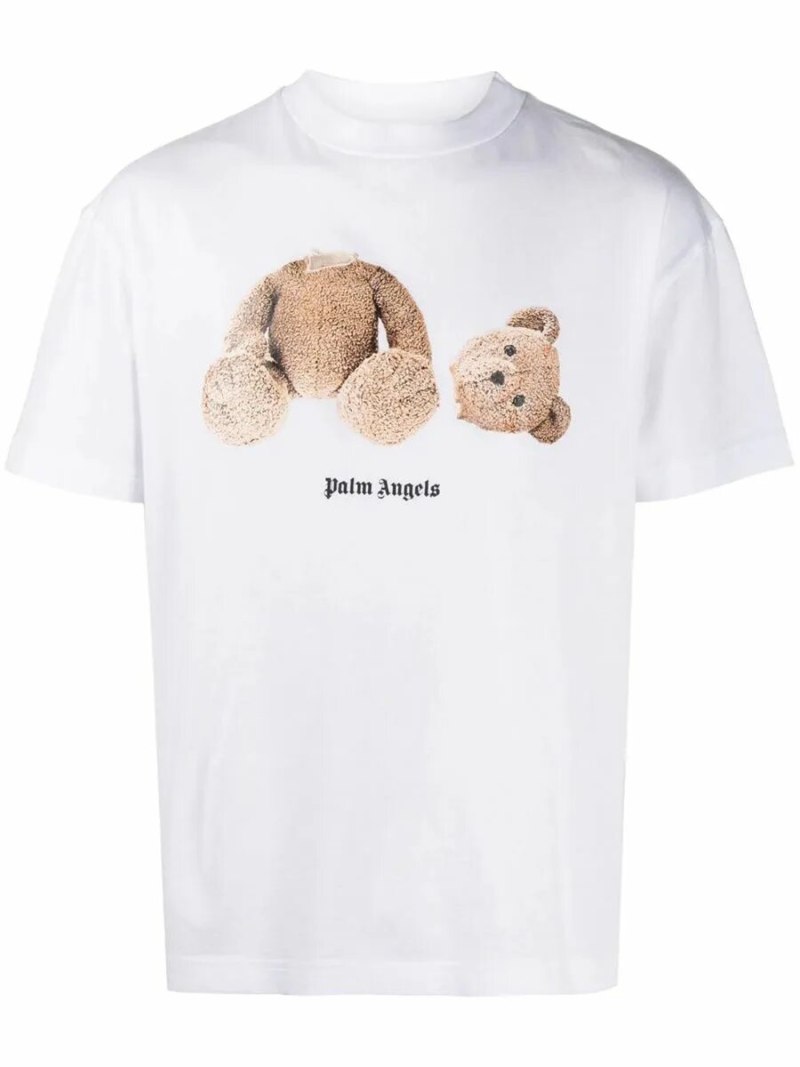 Palm Angels футболка мужская белая