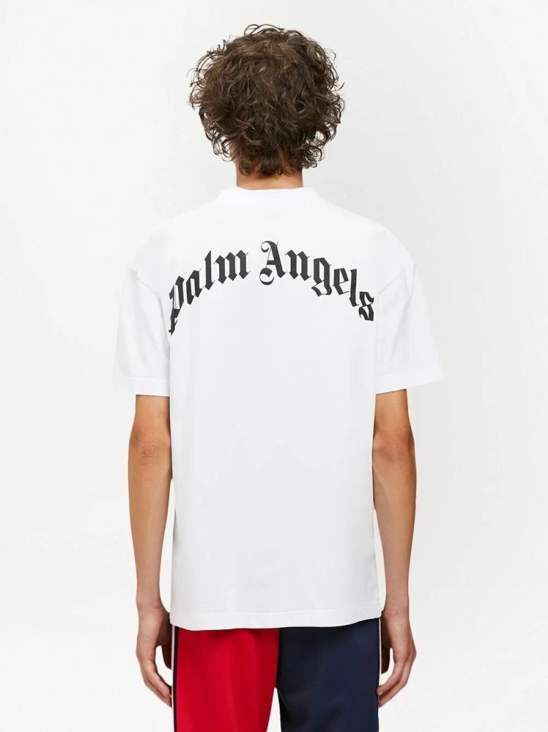 Palm Angels футболка белая с медведем