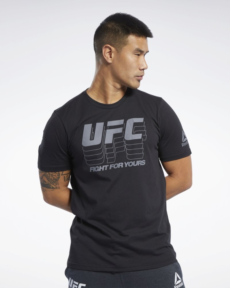 Футболка рибок черная UFC