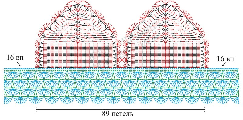 Кроп топ схема вязания крючком