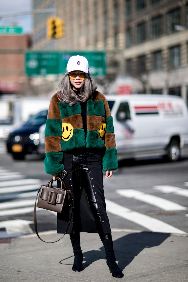 Street Style New York осень 2022