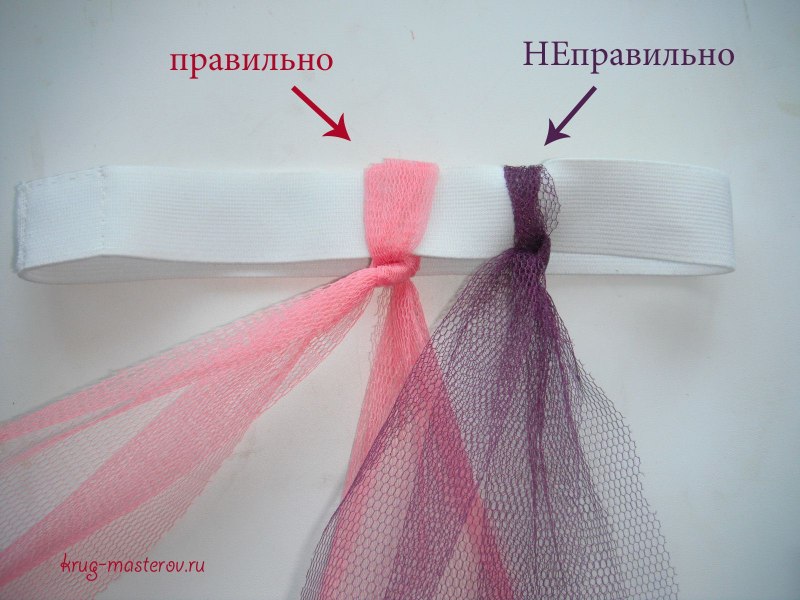 Юбка из фатина