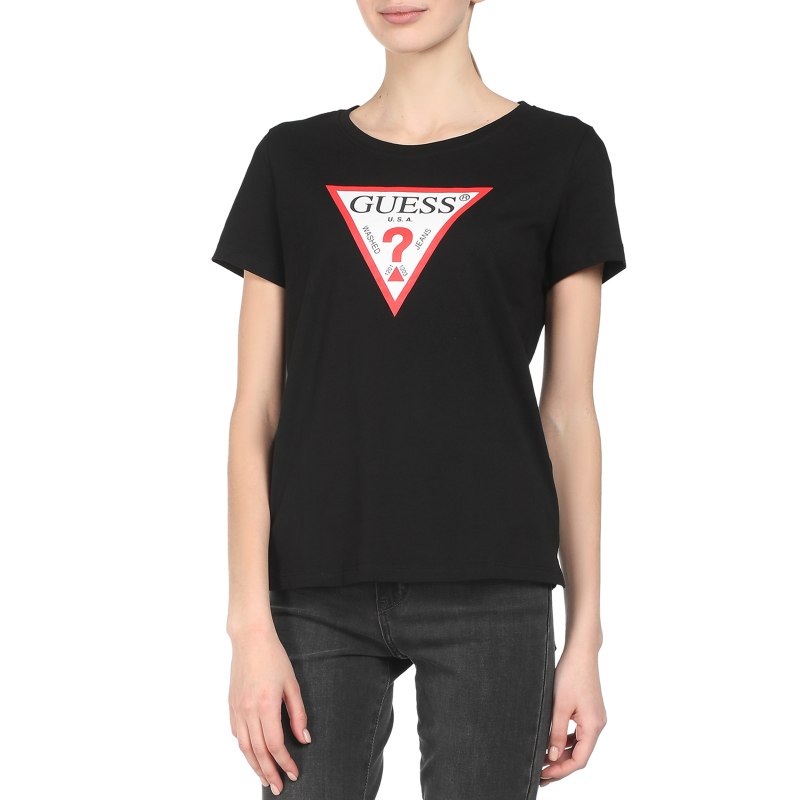 Футболка guess SS CN Viviana черная