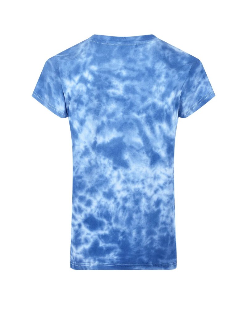 Голубая футболка Tie Dye