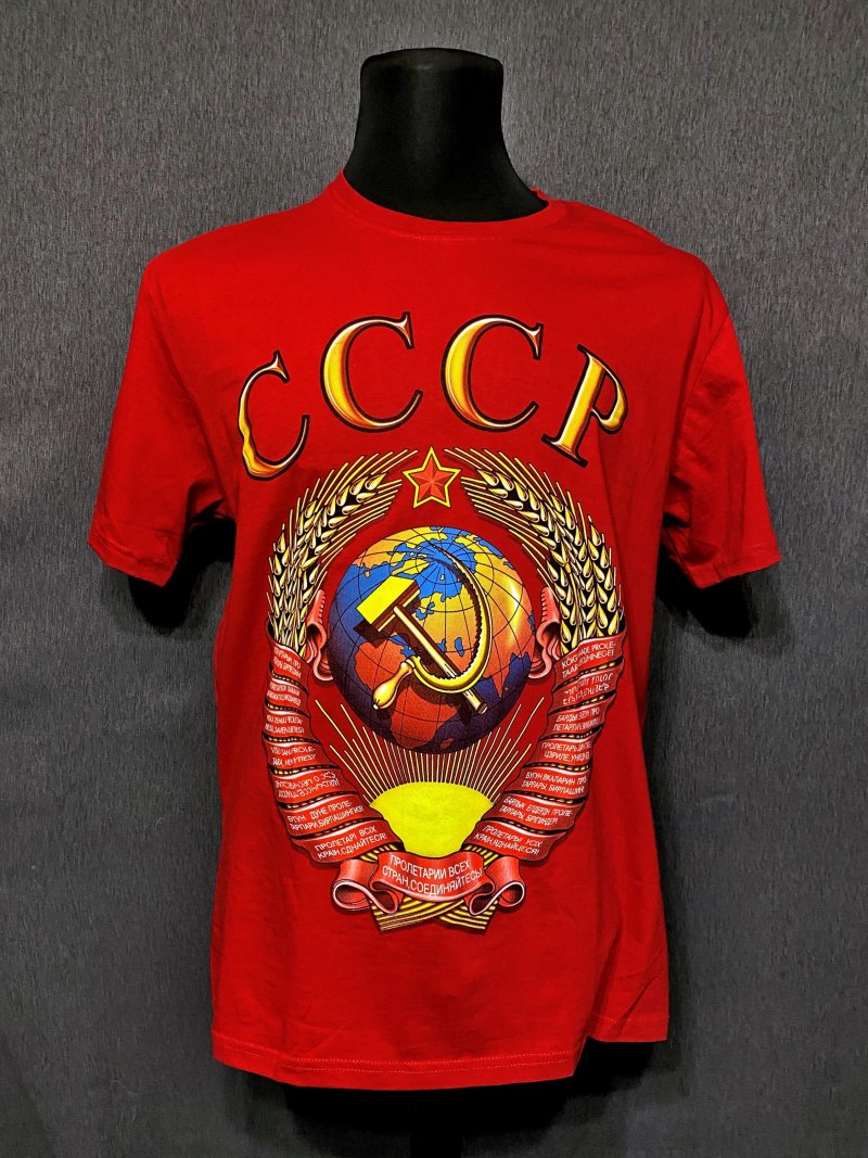 Футболка СССР красная