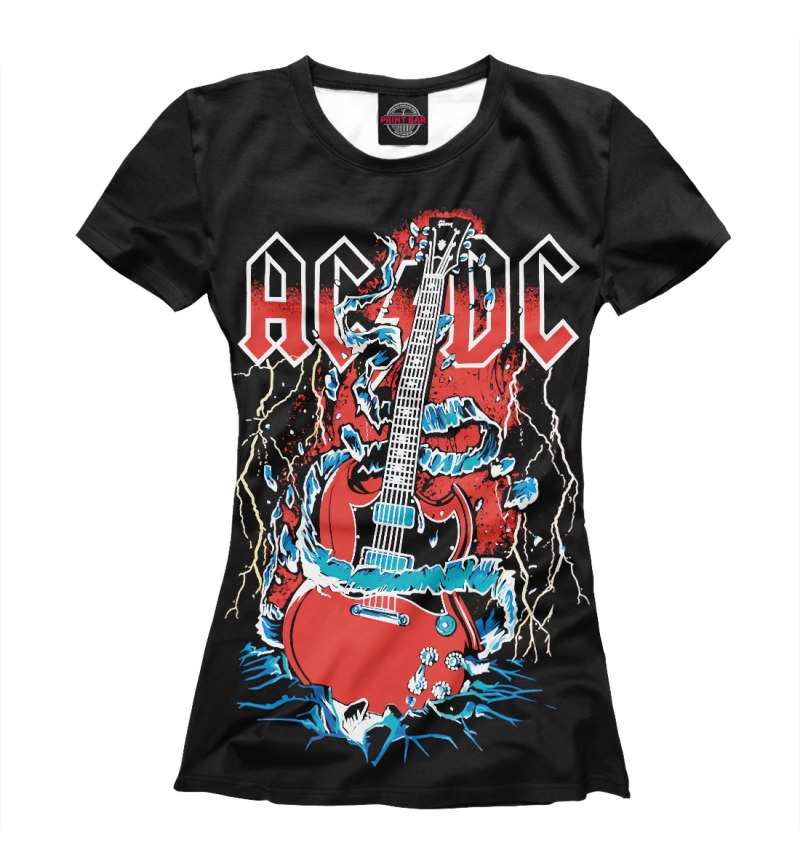 Футболка женская AC DC