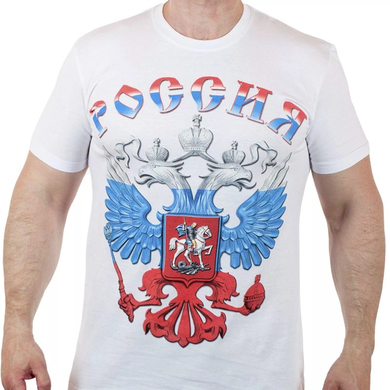 Футболка герб России