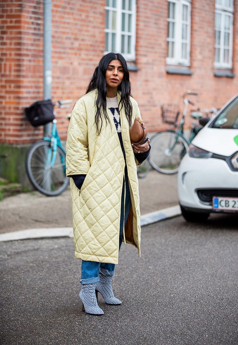 Стеганое пальто Oversize 2020