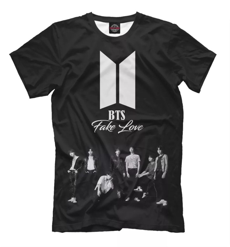 Футболка BTS мужская