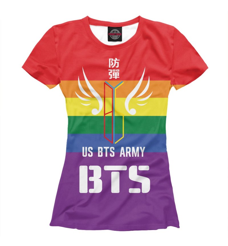 Футболка с BTS для девочки