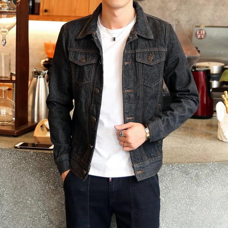 Mujskoy Style Jeans Jacket Style мужской