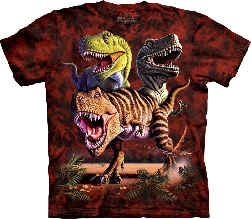 Детская футболка 3d t-Rex 110