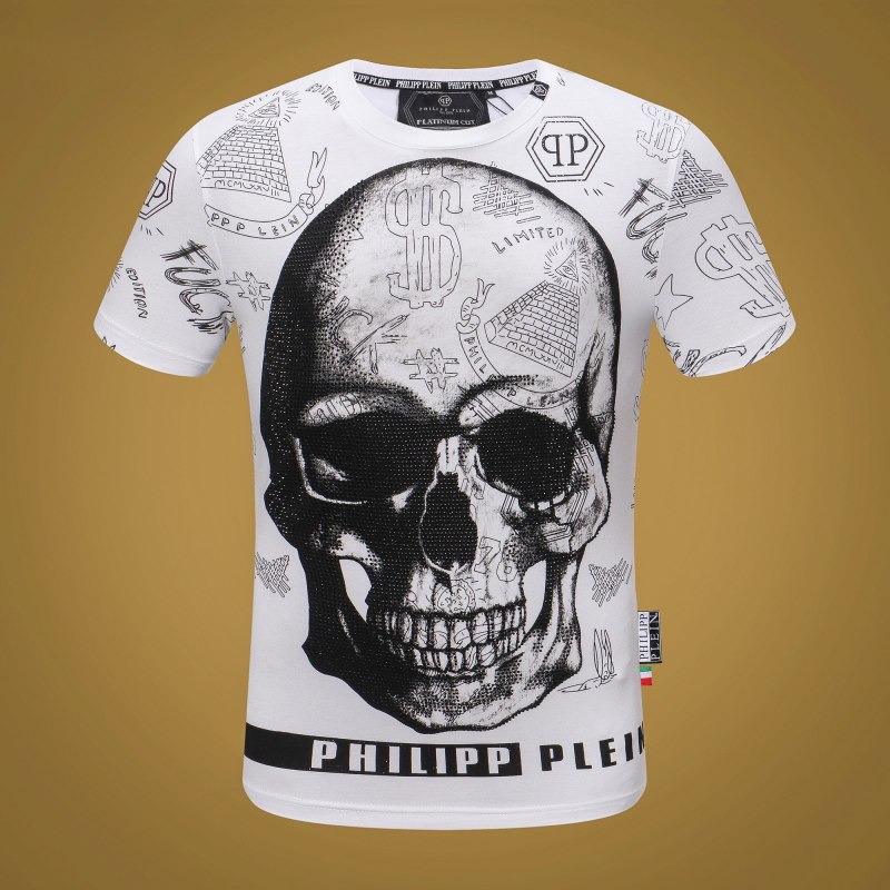 Футболка Philipp plein с черепом мужская