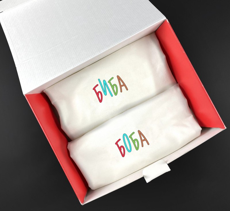 Парные кофты для друзей Биба и Боба