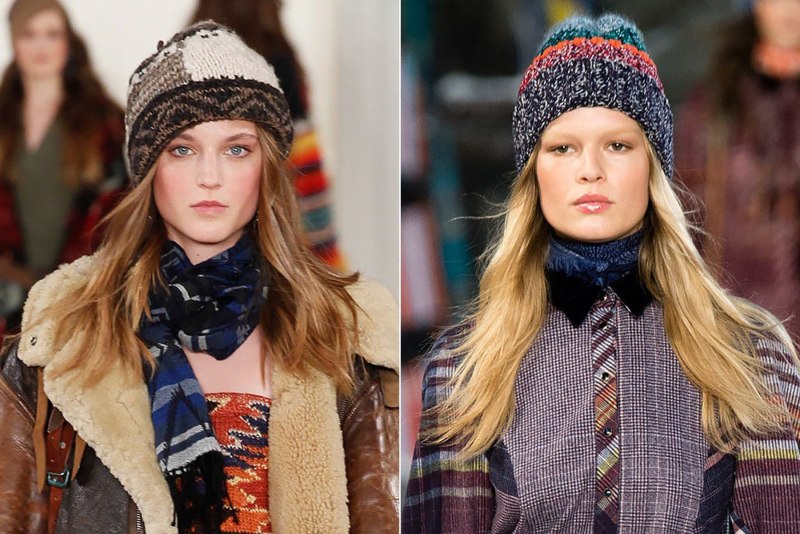 Вязаные шапки модный тренд