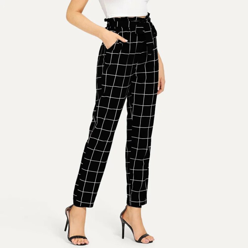 Брюки Grid Elastic Waist