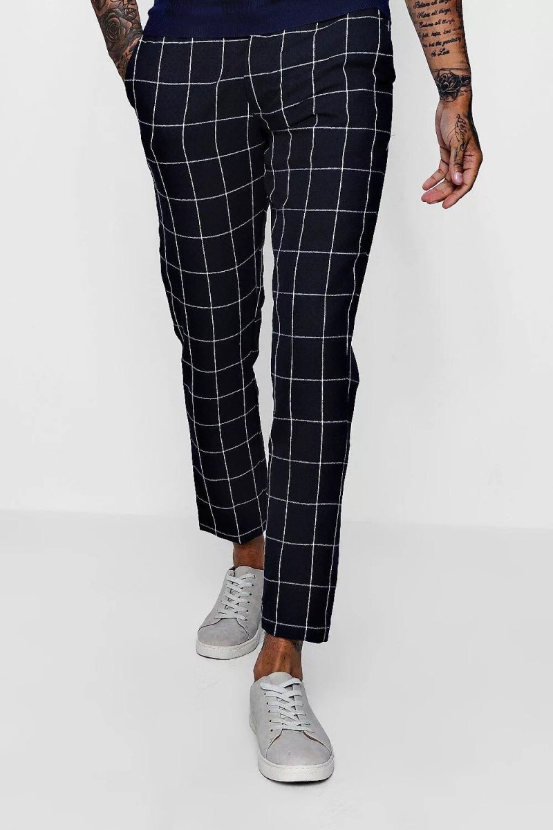 Клетчатые брюки Zara