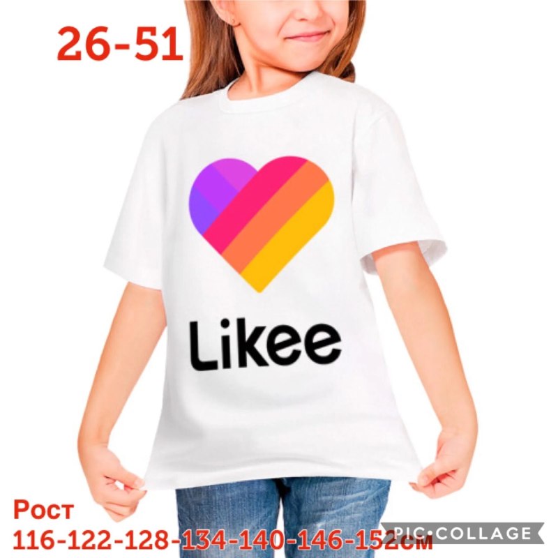 Футболка с лайком для девочки