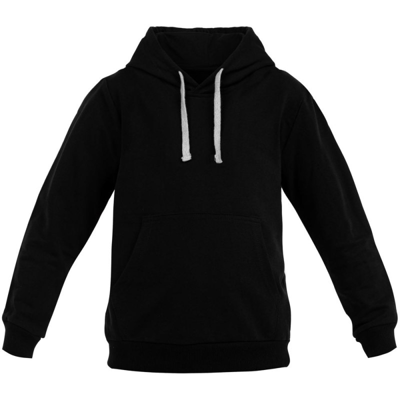 Чёрное худи с капюшоно