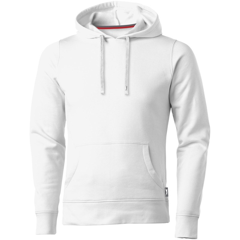 Толстовка кенгуру с капюшоном белая мужская