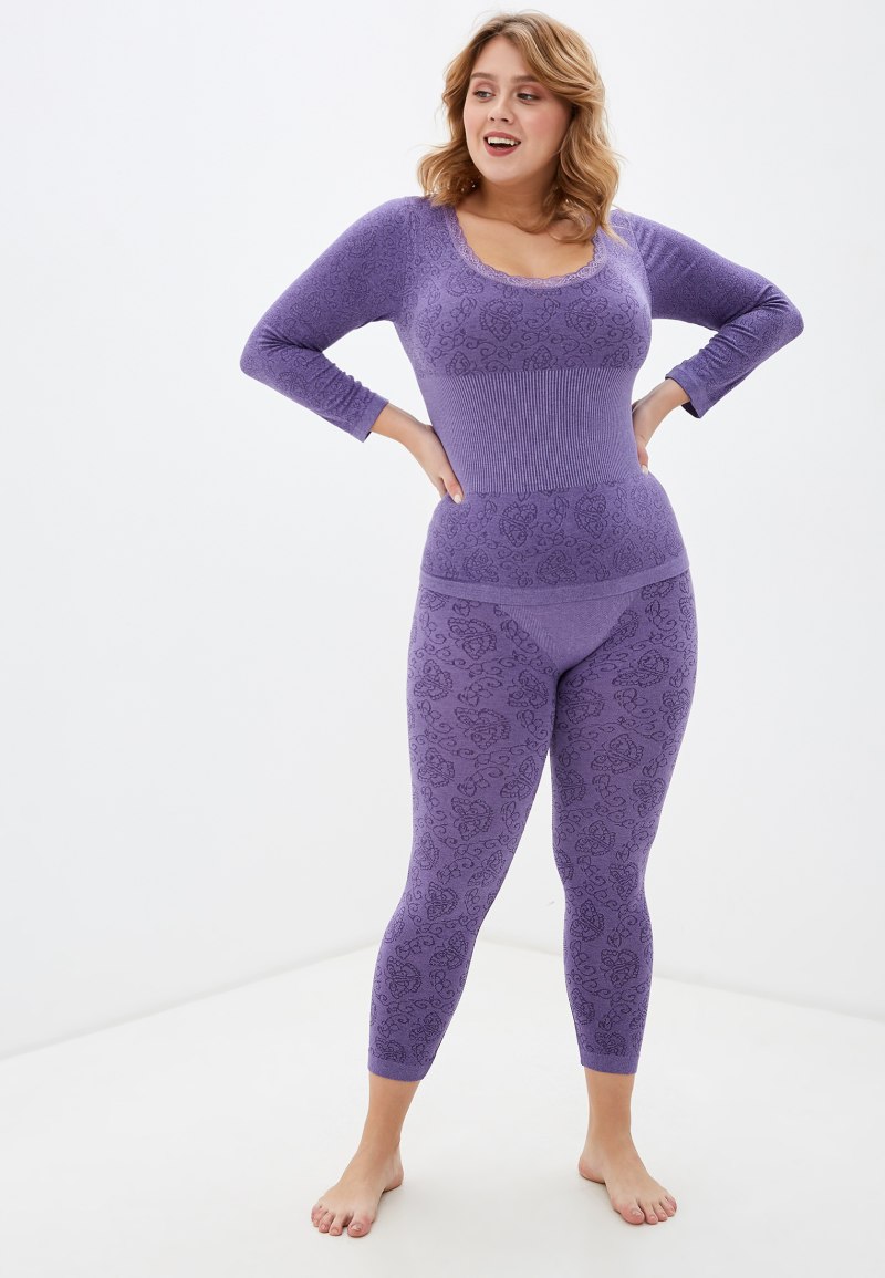 Термобелье фиолетовое женское